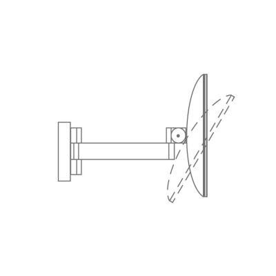 Orlicki Design Belli kinkiet 1x6W lustro powiększające chrom/biały OR81459
