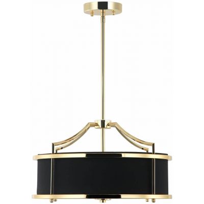 Orlicki Design Stanza Gold/Nero S lampa podsufitowa 3x15W LED złoty/czarny OR84139