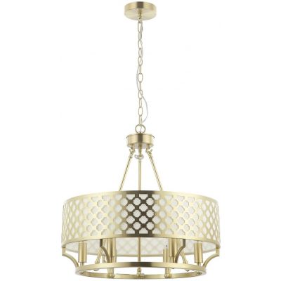 Orlicki Design Verno lampa wisząca 6x12 W biała-złota OR84382