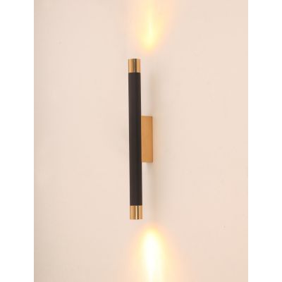 Orlicki Design Q Parette kinkiet 2x3,5W LED czarny/złoty OR84573