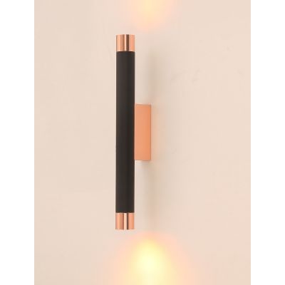 Orlicki Design Q Parette kinkiet 2x3,5W LED czarny/złoty różowy OR84580