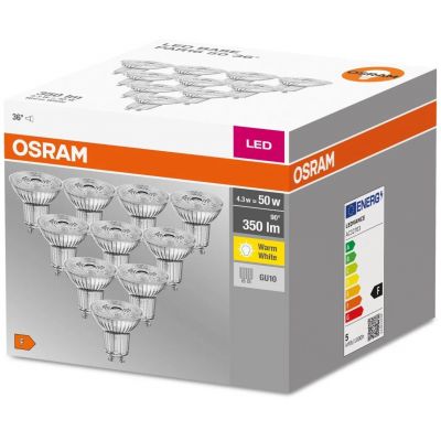 Osram Base żarówki LED Multipack 10x4,3 W 2700 K GU10
