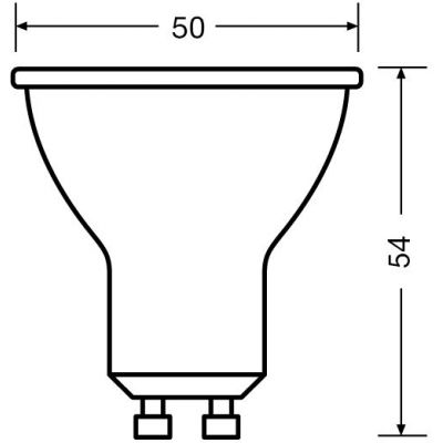 Osram Star żarówki LED Multipack 2x2,6 W 2700 K GU10