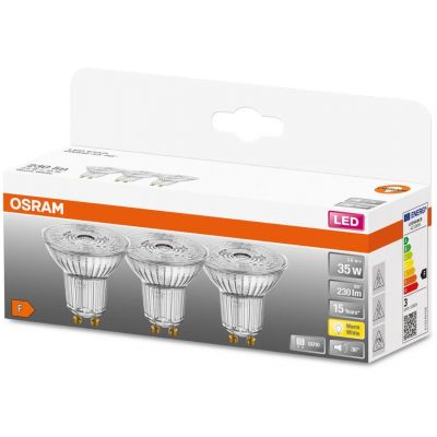 Osram Star żarówki LED Multipack 3x2,6 W 2700 K GU10