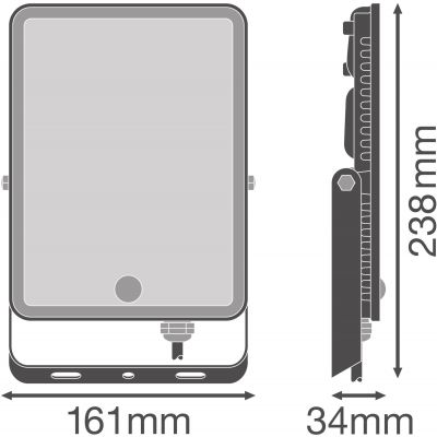 Osram Essential naświetlacz 50 W 3000K biały/czarny