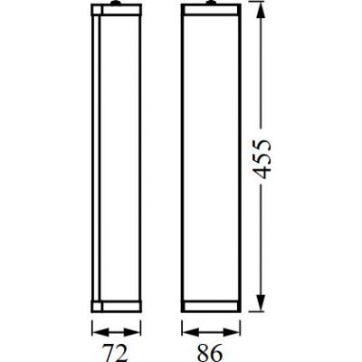 Osram Bathroom Wall kinkiet 3x12 W chrom