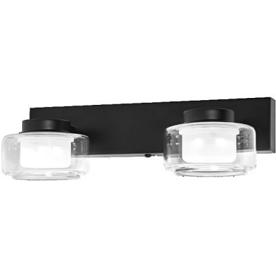 Osram Orbis Flame kinkiet 2x5,5 W czarny