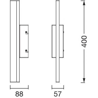 Osram Orbis Mirror lampka LED 40 cm do lustra 1x6,8 W chrom