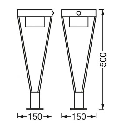 Osram Endura Style Solar Bouquet lampa stojąca 1x7 W czarny