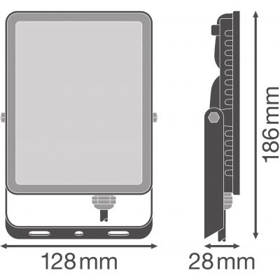 Osram Essential naświetlacz 30 W 6500K biały/czarny