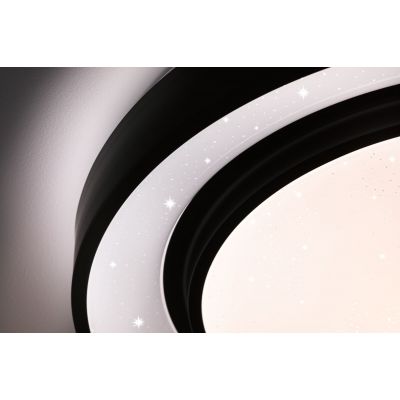 Paulmann Rainbow plafon 1x38,5W czarny/biały 70545