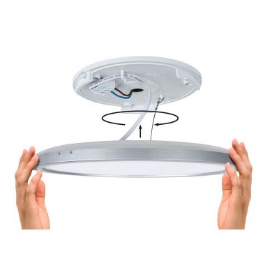 Paulmann Atria Wood Backlight plafon 1x22W LED biały/drewno 71029