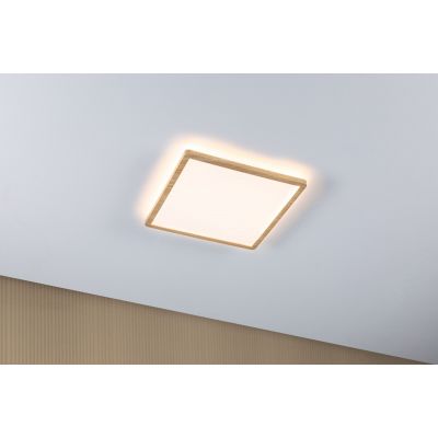 Paulmann Atria Wood Backlight plafon 1x16W LED biały/drewno 71030