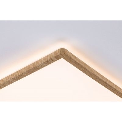 Paulmann Atria Wood Backlight plafon 1x16W LED biały/drewno 71030