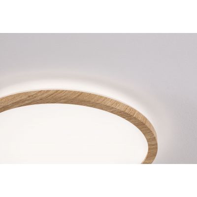 Paulmann Atria Wood Backlight plafon 1x16W LED biały/drewno 71033