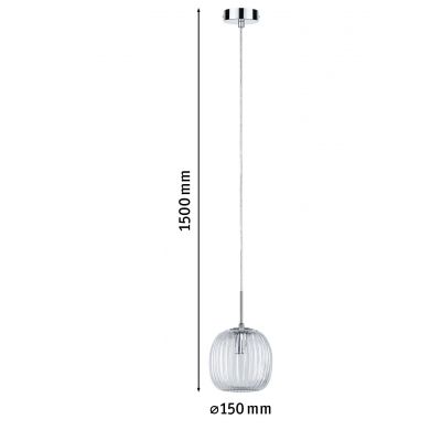 Paulmann Ruya lampa wisząca 1x20 W chrom 71143