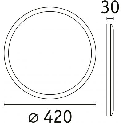 Paulmann Atria Shine plafon 1x22 W biały 71185