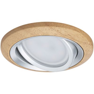 Paulmann Lanati lampa do zabudowy 3x6 W aluminium-drewno 92239