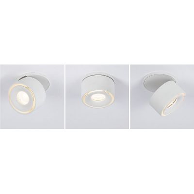 Paulmann Spircle lampa podsufitowa 1x8W LED biały mat 93372