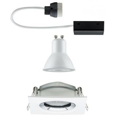 Paulmann Nova Plus lampa do zabudowy 1x6W biały mat/chrom 93674