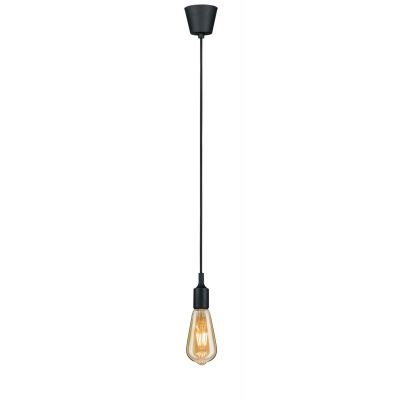 Paulmann Neordic lampa wisząca 1x60 W czarna PL50381