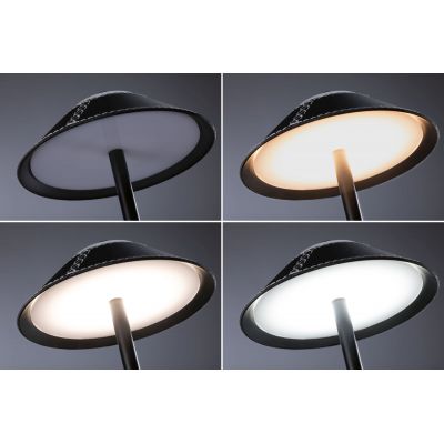 Paulmann Pellini lampa stołowa 1x2 W czarna PL71173