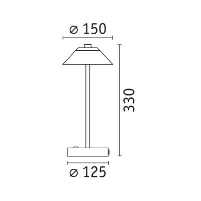 Paulmann Pellini lampa stołowa 1x2 W beżowa PL71174