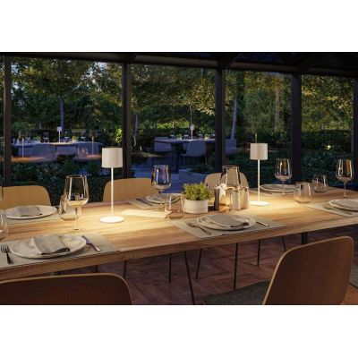 Paulmann Tuni lampa stołowa 1x2,8 W biała PL76999