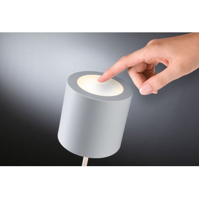 Paulmann Tuni lampa stołowa 1x2,8 W biała PL76999