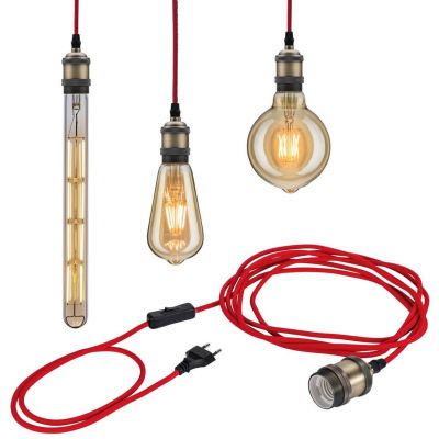 Paulmann Neordic lampa wisząca 1x20 W czerwona PL79770