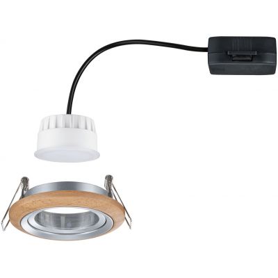 Paulmann Lanati lampa do zabudowy 1x6 W dąb olejowany 92240