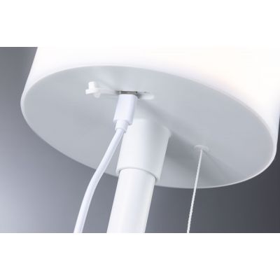 Paulmann Bartja lampa stołowa 1x1,6 W biała PL94606