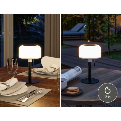 Paulmann Bartja lampa stołowa 1x1,6 W czarna PL94607