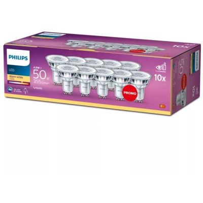 Philips Classic żarówka LED 10x4,6 W 2700 K GU10 929001215261
