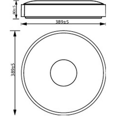 Philips Coiner plafon 1x24 W biały 929004115501
