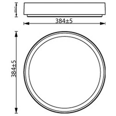 Philips Hanno plafon 1x24 W biały-złoty 929004116001