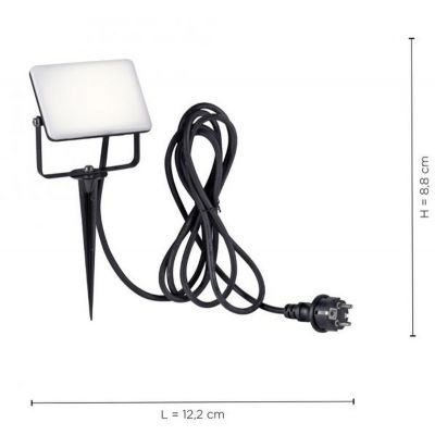 Paul Neuhaus Romy lampa gruntowa 1x20W LED czarna 9638-18