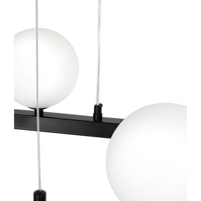 Moosee Alure Oval lampa wisząca 20x5 W biała-czarna MSE1501100550