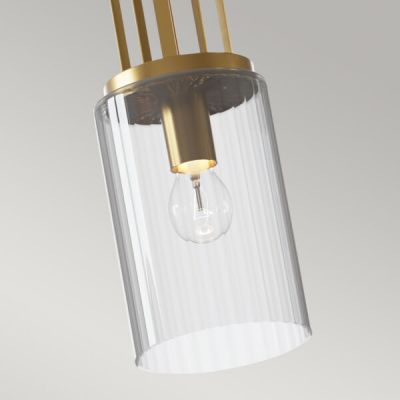 Quintiesse Kimrose lampa wisząca 1x40 W szczotkowany naturalny mosiądz QN-KIMROSE-MP-BNB