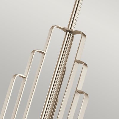 Quintiesse Kimrose lampa wisząca 6x40 W polerowany nikiel QN-KIMROSE6-PN