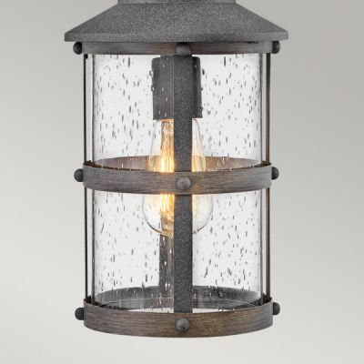 Quintiesse Lakehouse lampa wisząca zewnętrzna 1x60 W jasne drewno, postarzany cynk QN-LAKEHOUSE8-S-DZ