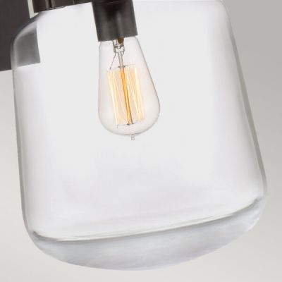 Quintiesse Lasalle kinkiet zewnętrzny 1x60 W zachodni brąz/przezroczysty QN-LASALLE-S-WT