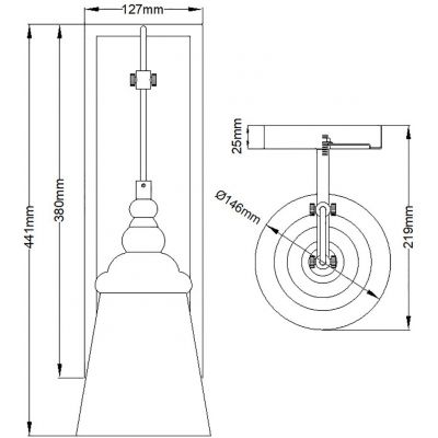 Quintiesse Loras kinkiet 1x60 W chrom QN-LORAS1