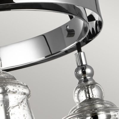 Quintiesse Loras lampa wisząca 3x60 W chrom QN-LORAS3