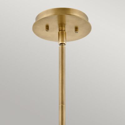 Quintiesse Lotus lampa wisząca 1x60 W stary mosiądz-przezroczysta QN-LOTUS-P-HBR