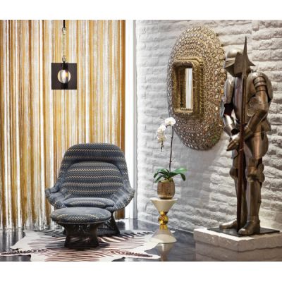 Quintiesse Ludlow lampa wisząca 1x60 W szczotkowany grafit  QN-LUDLOW-1P-GR