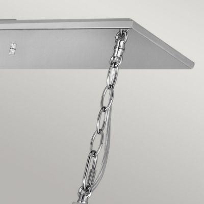 Quintiesse Ludlow lampa wisząca 8x60 W  polerowany nikiel QN-LUDLOW8-PN