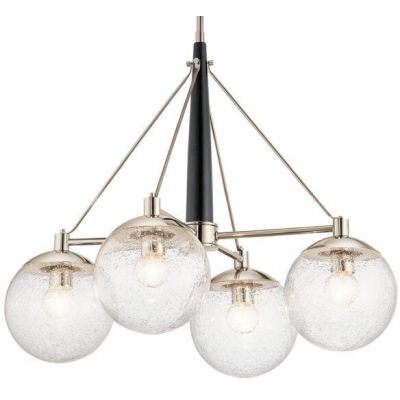 Quintiesse Marilyn lampa wisząca 4x60 W polerowany nikiel QN-MARILYN4