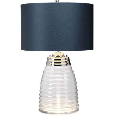 Quintiesse Milne lampa stołowa 1x60 W 1x7 W LED turkusowa QN-MILNE-TL-TEAL