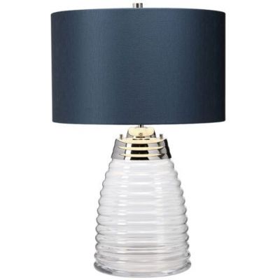 Quintiesse Milne lampa stołowa 1x60 W 1x7 W LED turkusowa QN-MILNE-TL-TEAL